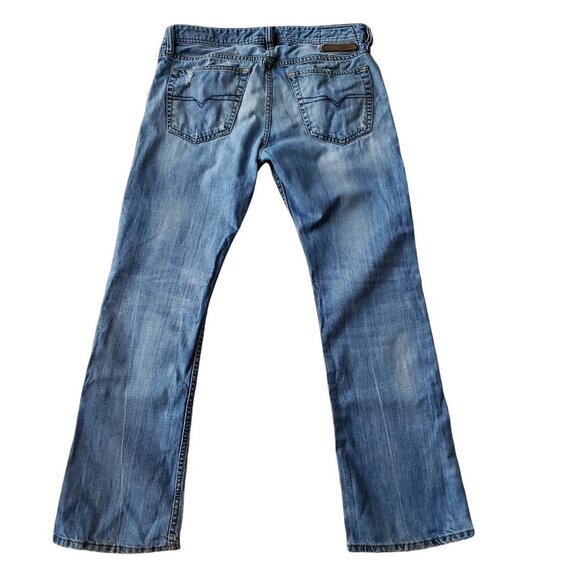 Diesel Mens Jeans New Fanker Reg Slim Bootcut in Wash Color 0826D Size 30W x 30L - Picture 3 of 16